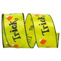 Reliant Ribbon Reliant Ribbon 90020W-001-40J Trick & Treat Wired Edge Ribbon - Multi Color - 2.5 in. x 25 yards 90020W-001-40J